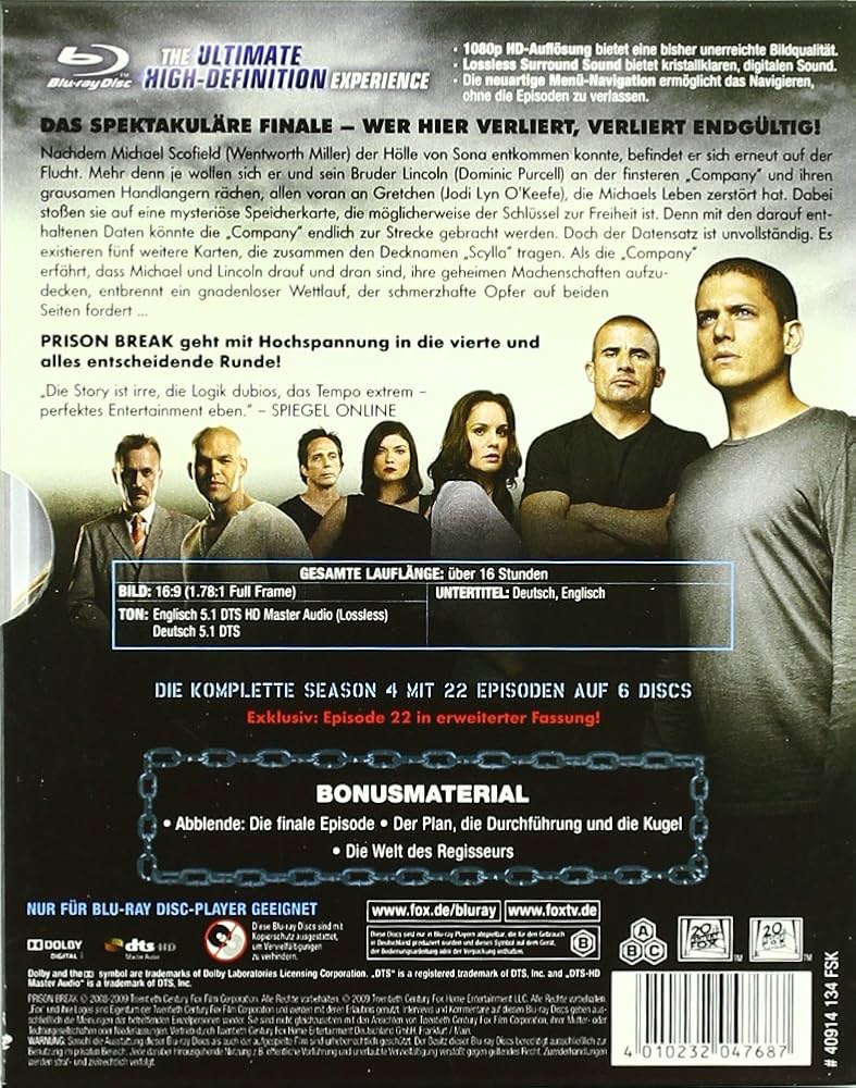 (未使用･未開封品)　Prison Break: Season 4 [DVD] [Import] og8985z Prison Break - Season 4 [Import anglais]: Amazon.ca: Movies